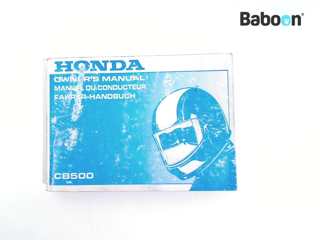 Honda CB 500 1993-1996 (CB500 R-T) Livret d'instructions English, French, German (00X37-MY5-6000)
