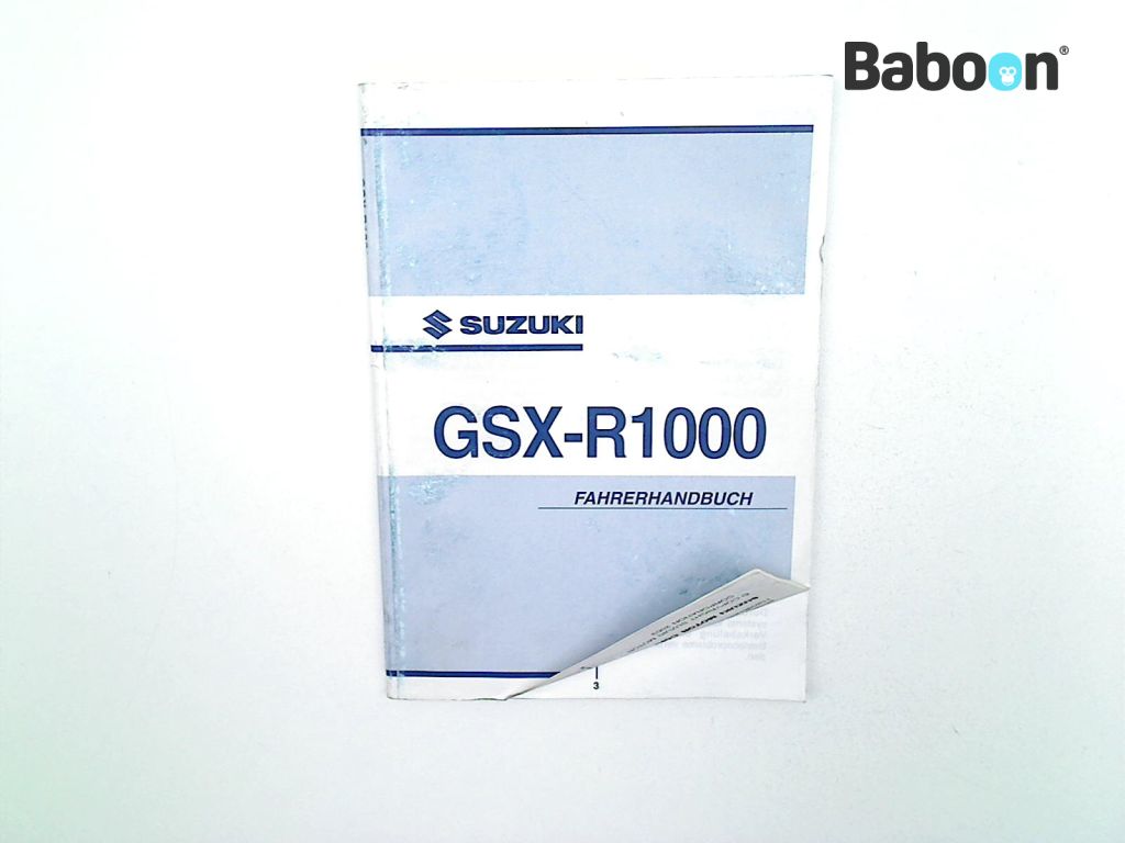 Suzuki GSX R 1000 2003-2004 (GSXR1000 K3/K4) Instrukcja German (99011-40F60-01K)