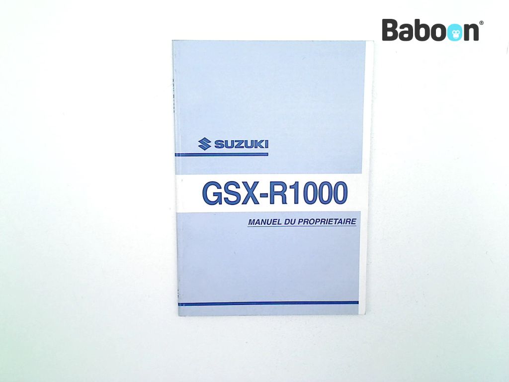 Suzuki GSX R 1000 2001-2002 (GSXR1000 K1/K2) Manual de instruções French (99011-40F51-01F)