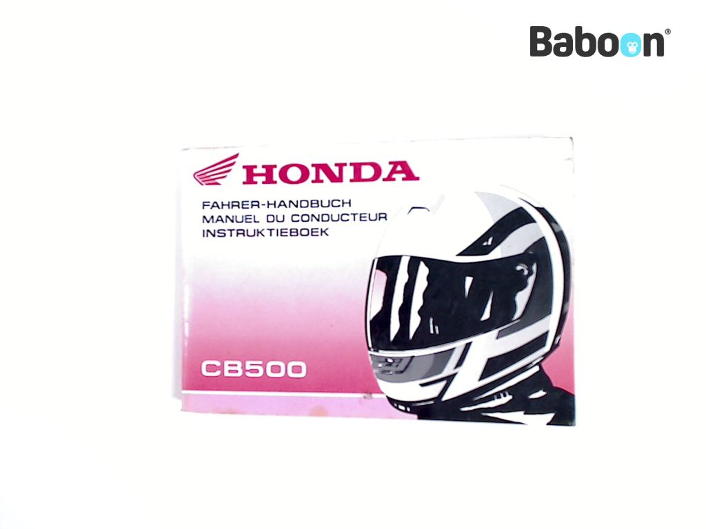 Honda CB 500 1997-2003 (CB500 V-W-X-Y) Manuales de intrucciones German, French, Dutch (37MY5B20)