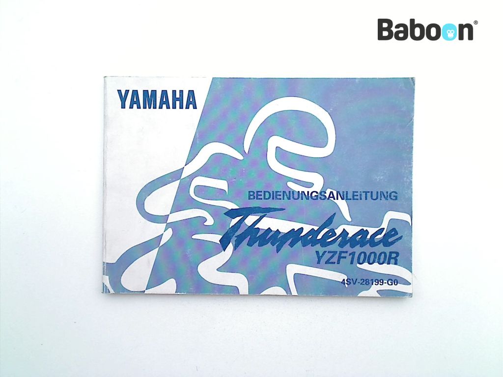 Yamaha YZF 1000 R Thunder Ace 1996-2001 (YZF1000R 4SV) Instruktionsbok German (4SV-28199-G0)