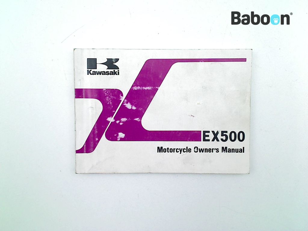 Kawasaki GPZ 500 S / EX 500 1987-1993 (GPZ500S EX500A-B-C) Instrukcja English (99920-1484-01)