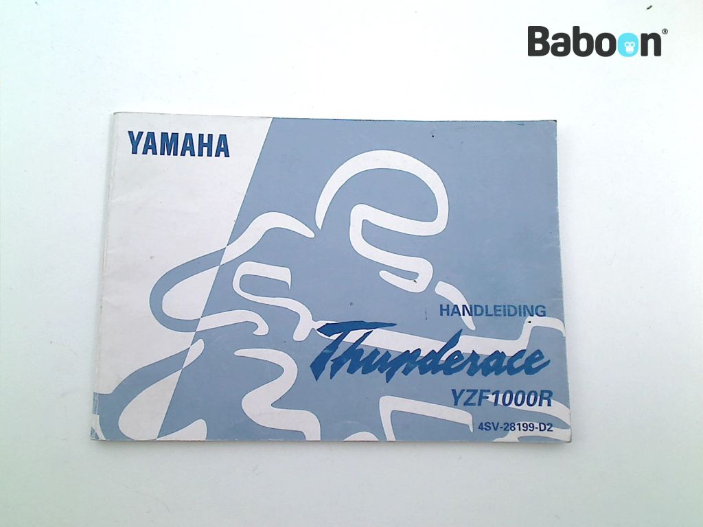 Yamaha YZF 1000 R Thunder Ace 1996-2001 (YZF1000R 4SV) Brugermanual Dutch (4SV-28199-D2)