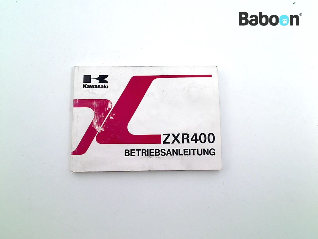 Kawasaki ZXR 400 1991-2003 (ZXR400 ZX400L) Livret d'instructions German (99923-1399-03)