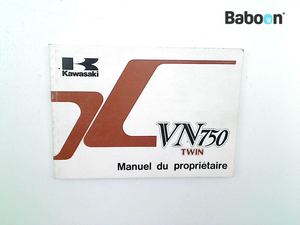 Kawasaki VN 750 Vulcan (VN750 VN750A) Fahrer-Handbuch French (99947-1136-01)