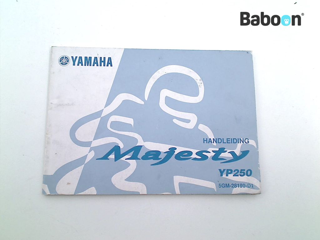 Yamaha YP 250 Majesty 2000-2003 (YP250) Prírucka uživatele Dutch (5GM-28199-D1)