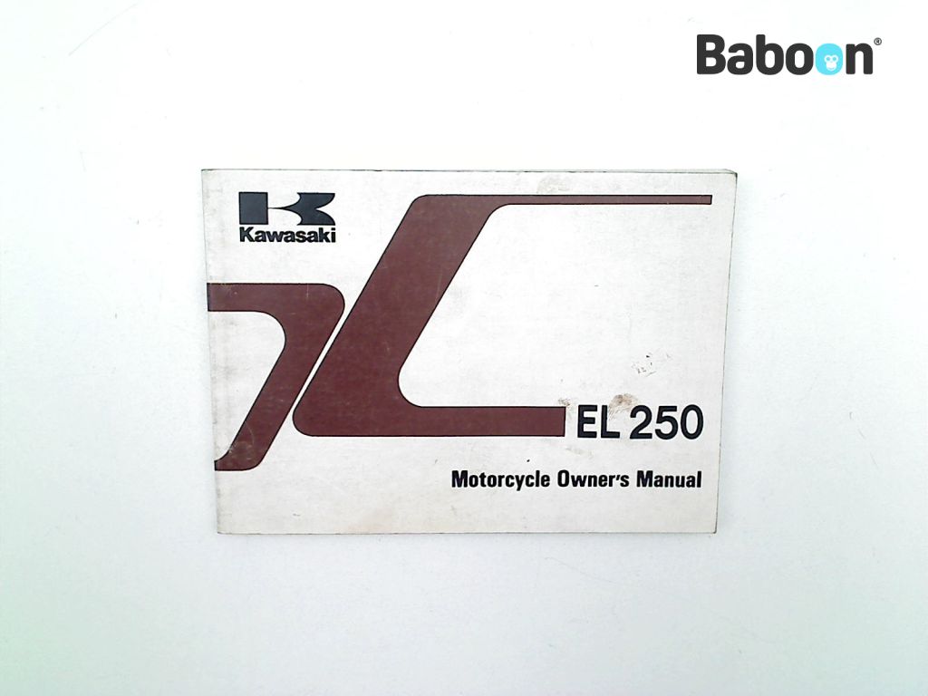 Kawasaki EL 250 Eliminator 1991-1996 (EL250E) Manual de instruções English (99922-1606-02)