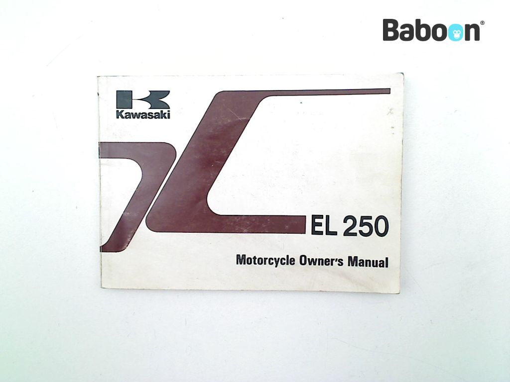 Kawasaki EL 250 Eliminator 1991-1996 (EL250E) Manual de instruções English (99922-1606-01)