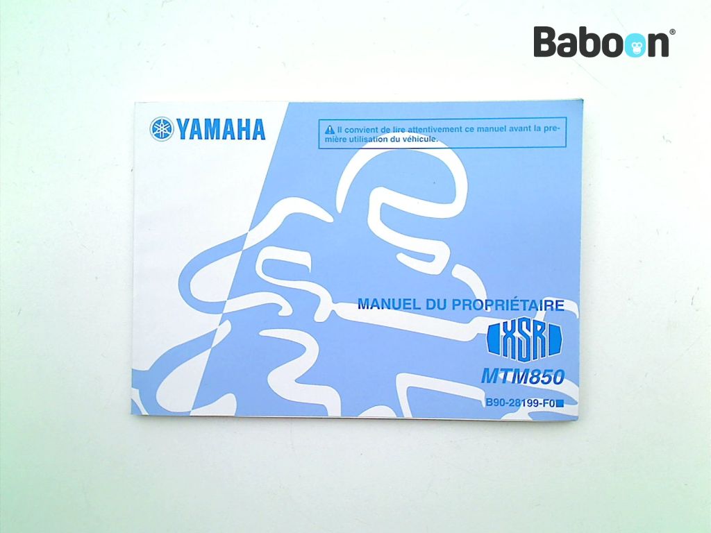 Yamaha XSR 900 2016-2019 (RN431 B90) Owners Manual French (B90-28199-F0)