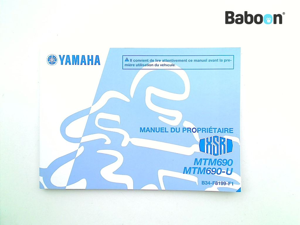 Yamaha XSR 700 2016-2020 Instructie Boek French (B34-F8199-F1)