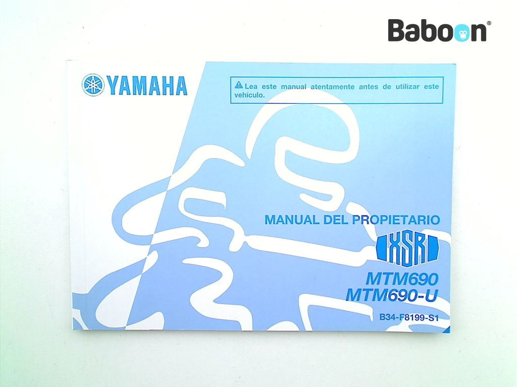 Yamaha XSR 700 2016-2020 Fahrer-Handbuch Spanish (B34-F8199-S1)