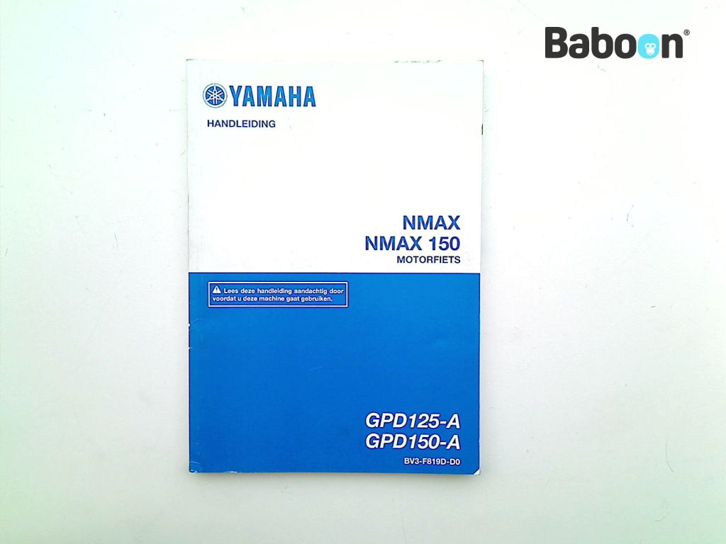 Yamaha NMAX 125 2017-2020 (SEC71 BV3) Owners Manual Dutch (BV3