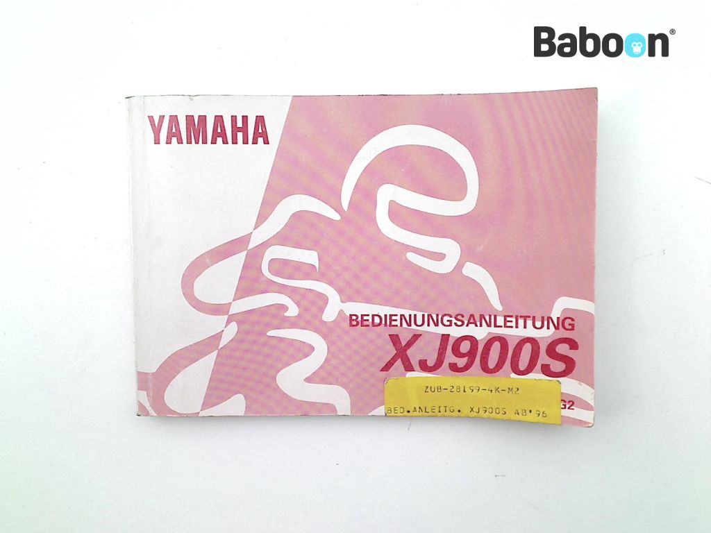 Yamaha XJ 900 S Diversion 1995-2004 (XJ900 XJ900S 4KM) Manual de instruções German