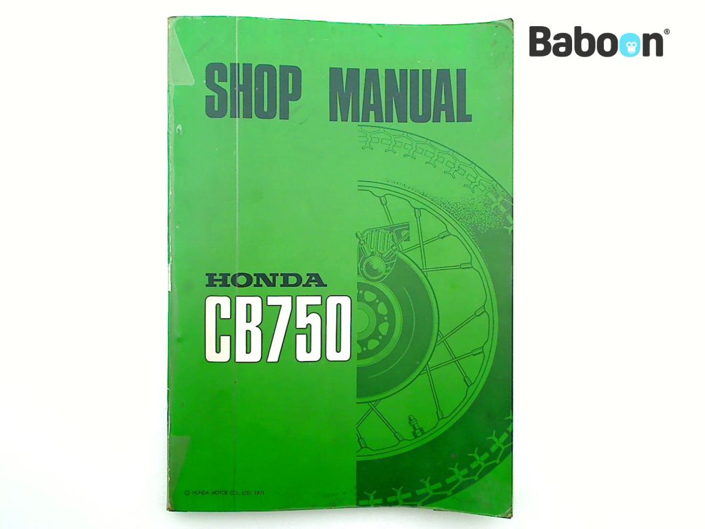 Honda CB 750 (CB750) Instruktionsbok Shop Manual, English