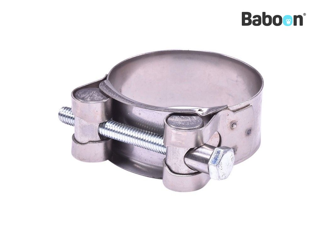Exhaust clamp stainless steel 51-55mm