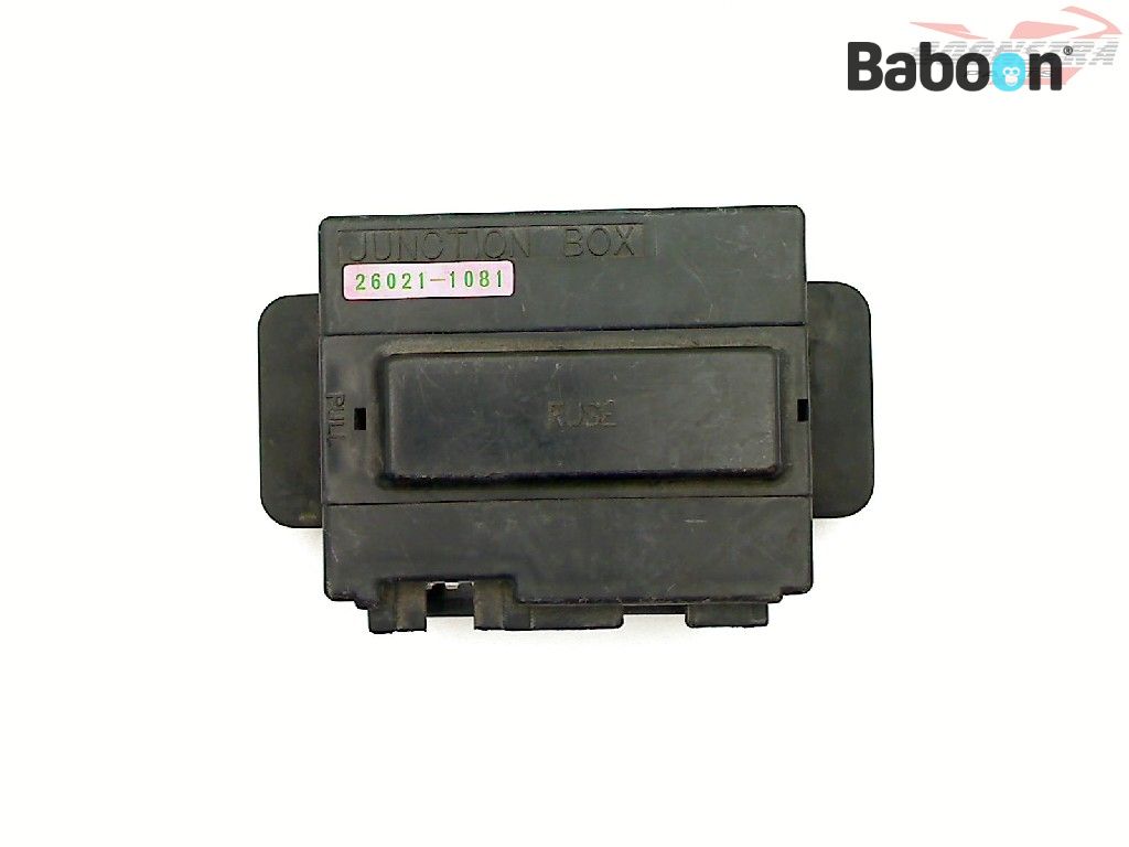 Kawasaki ZZR 600 1990-1992 (ZZ-R600 ZX-6E ZX600D) Caja de fusibles (26021-1081)