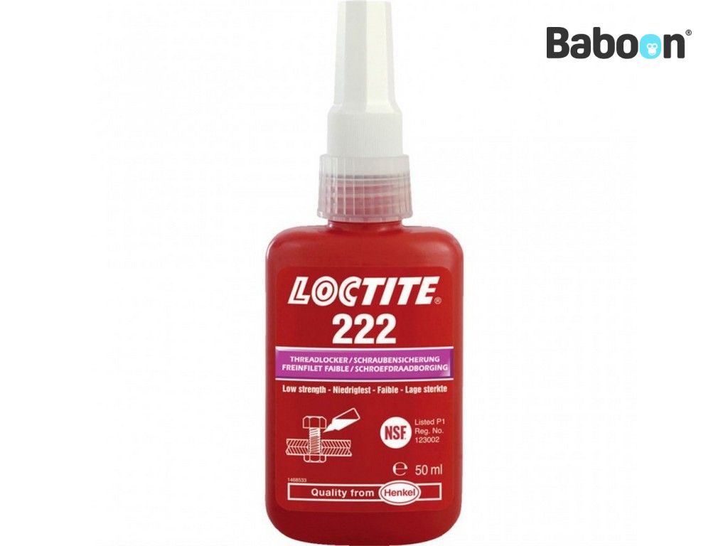 Loctite Threadlocker 222 Low Strength 50ml