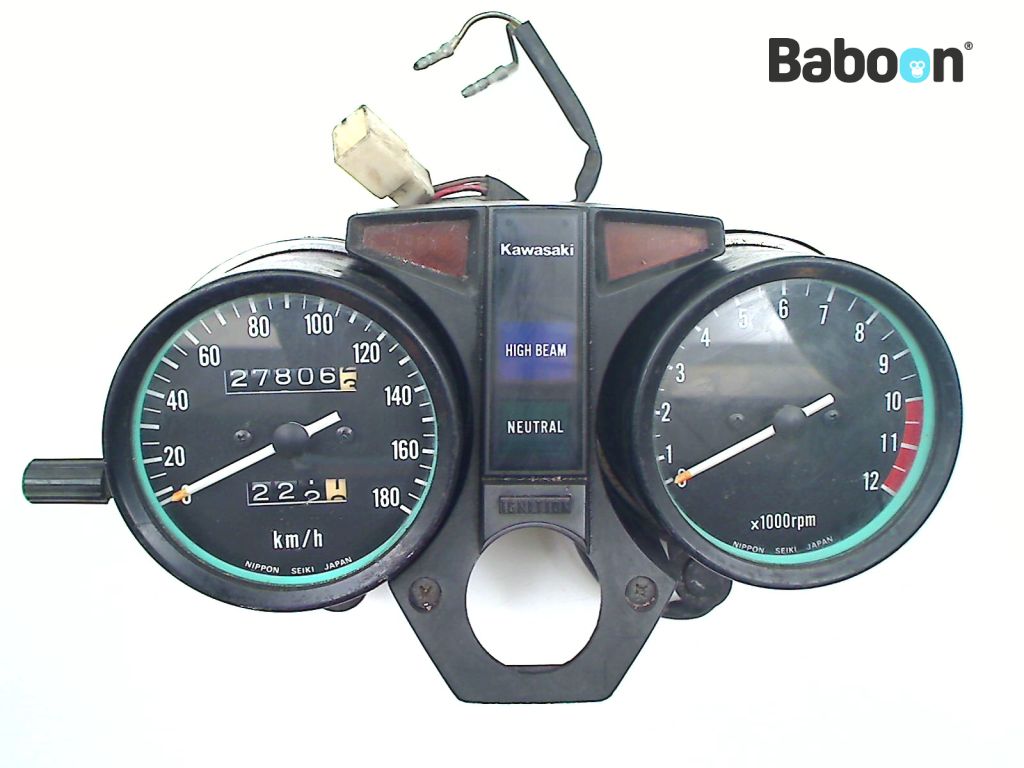 Kawasaki KZ 250 1979-1985 (KZ250) Fartsmåler / Speedometer KM/T
