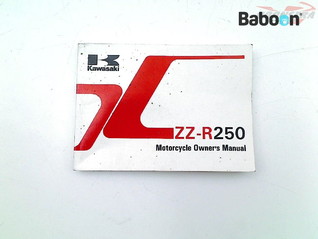 Kawasaki ZZR 250 (ZZR250 ZZ-R250 EX250H) Manuales de intrucciones English
