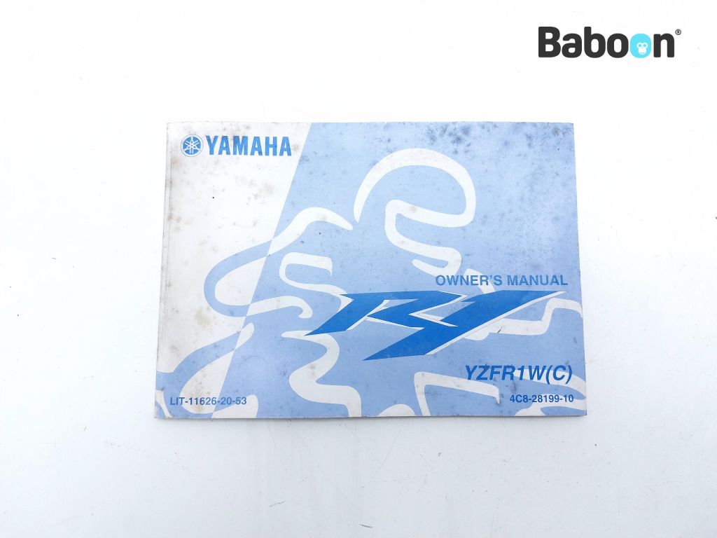 Yamaha YZF R1 2007-2008 (YZF-R1 4C8) Libretto istruzioni (4C8-28199-10.)