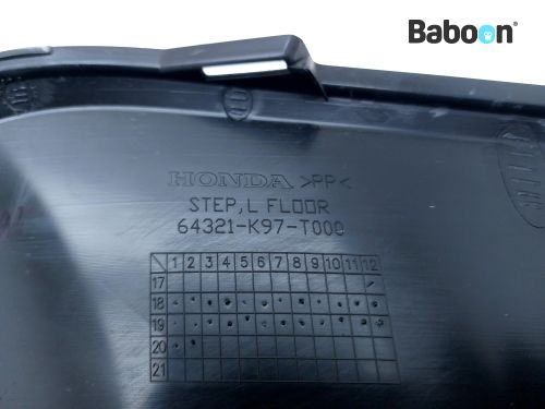Honda PCX 125 2019-2021 (PCX125) Footboard Left (64321-K97-T000