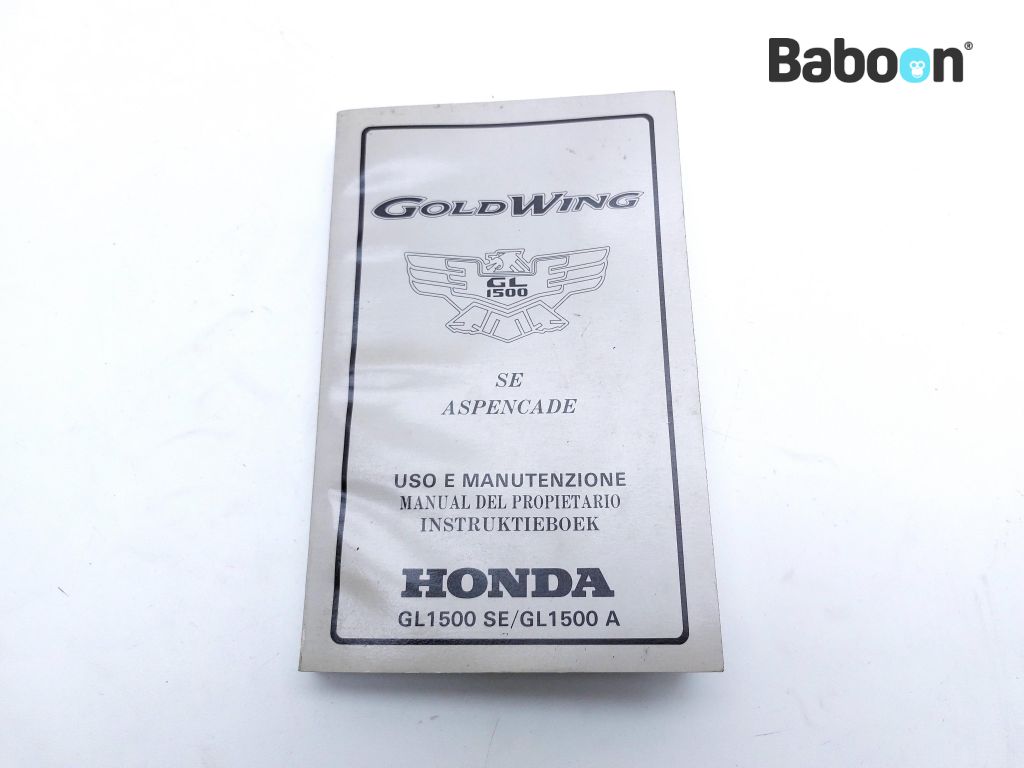 Honda GL 1500 Goldwing (GL1500) ???e???d?? ?at???? Aspencade Italian Spanish Dutch (00X37-MAM-8500)