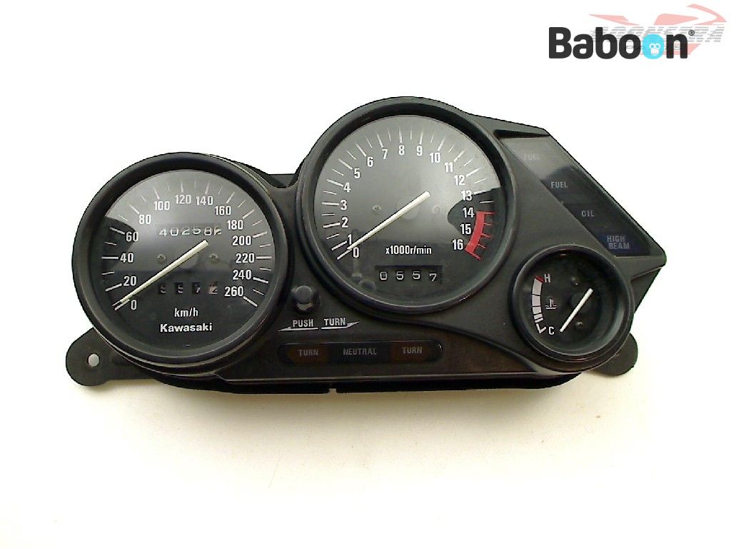 Kawasaki ZZR 600 1990-1992 (ZZ-R600 ZX-6E ZX600D) Gauge / Speedometer KMH