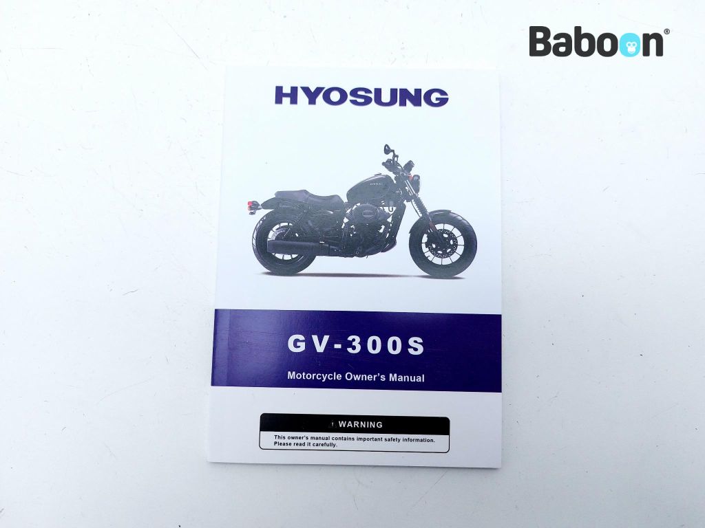 Hyosung GV 300 Libretto istruzioni (99011KH9151)