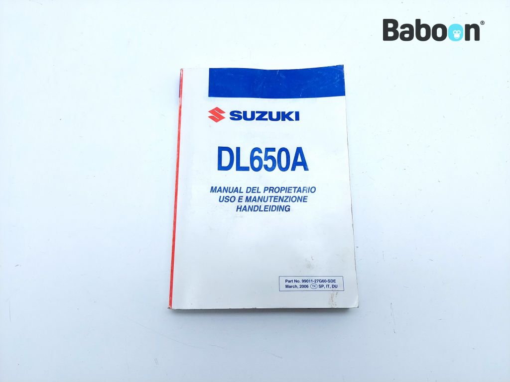 Suzuki DL 650 V-Strom 2007-2011 (DL650) Owners Manual Spanish