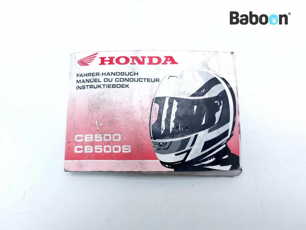 Honda CB 500 1997-2003 (CB500 V-W-X-Y) Libretto istruzioni