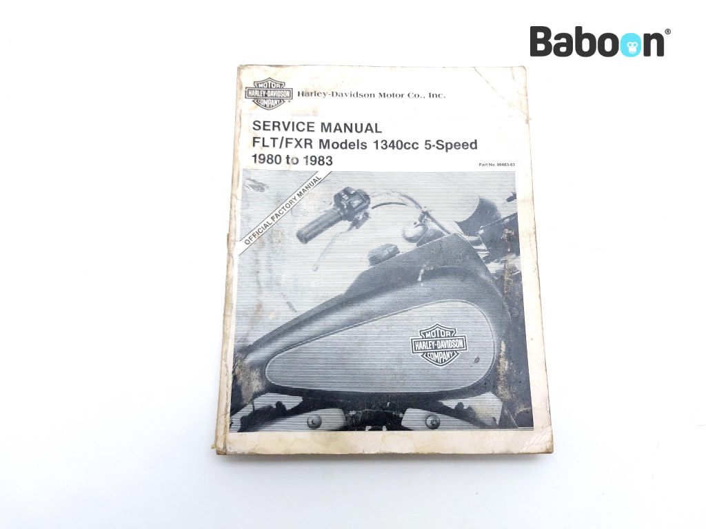 Harley-Davidson FXR Super Glide 1982-1983 Fahrer-Handbuch (99483-83)
