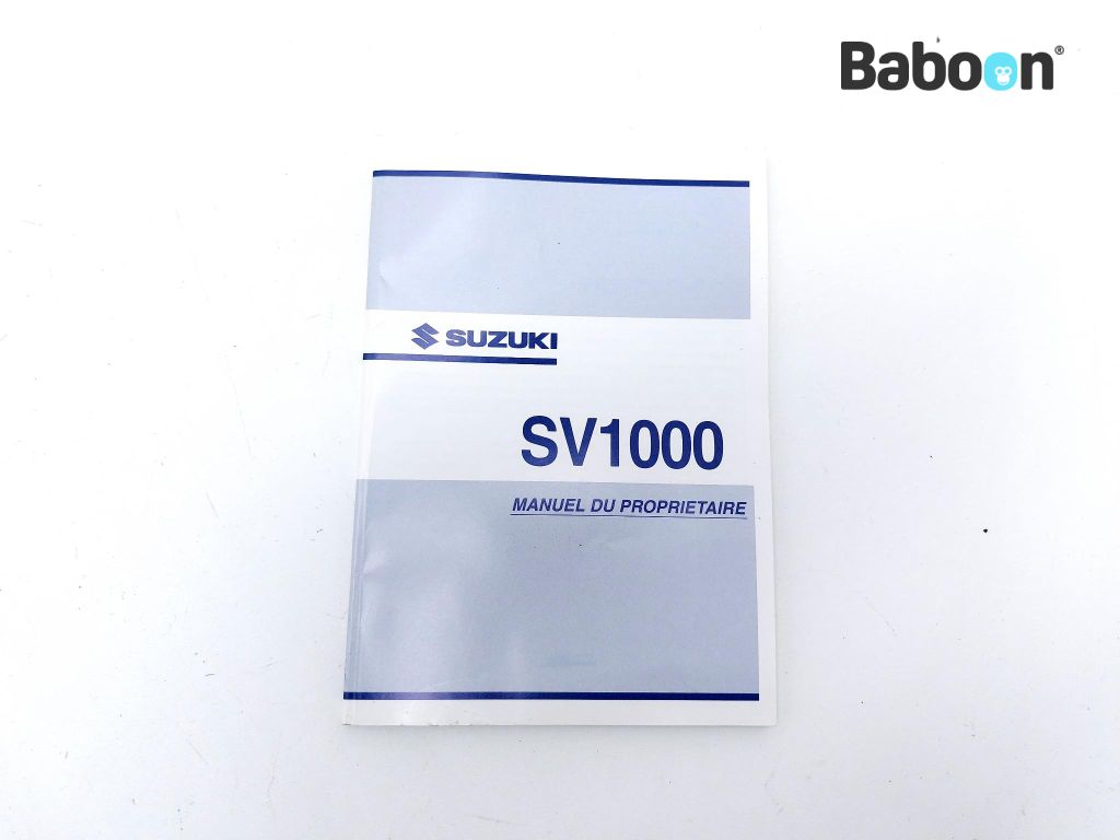 Suzuki SV 1000 S / N 2003-2007 (SV1000N SV1000S SV1000) Brukermanual (99011-16G60-01F)