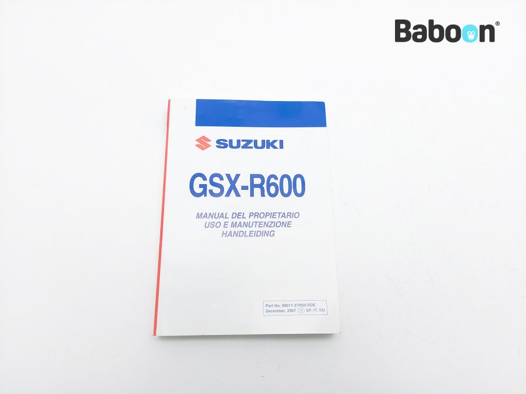 Suzuki GSX R 600 2008-2010 (GSXR600 K8/K9/L0) Prírucka uživatele (99011-37H50-SDE)