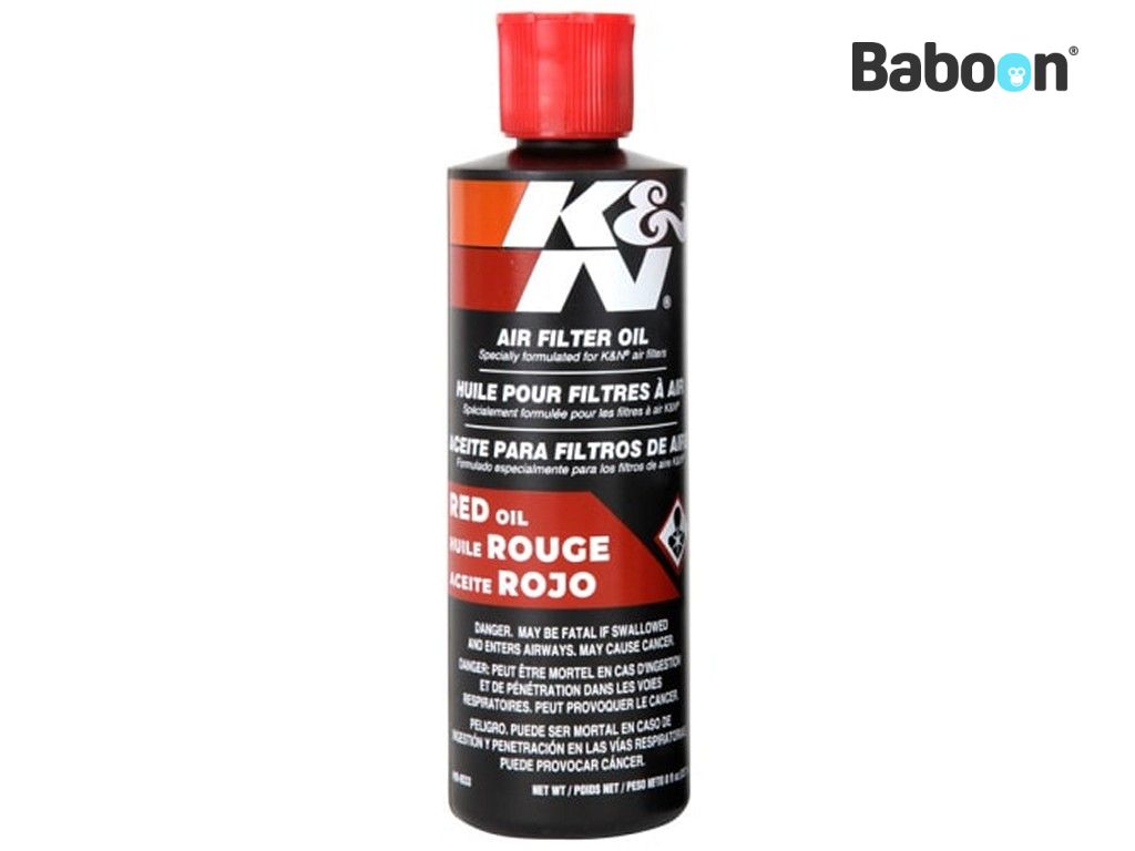 K&N Filtro de aire Aceite Rojo 237ml