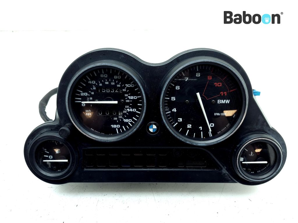 BMW K 1200 RS 2001-2005 + GT (K1200RS K1200GT K41) Måleinstrument/Speedometer mil/t