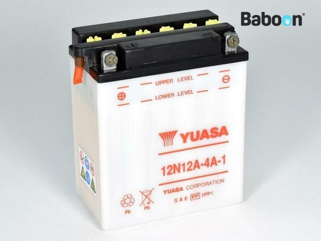 Yuasa Baterie Konvenční 12N12A-4A-1 Bez akumulátorové kyseliny