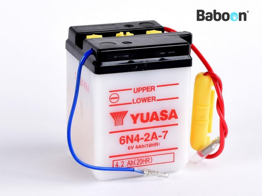 Yuasa Battery Conventional 6N4-2A-7 without battery acid