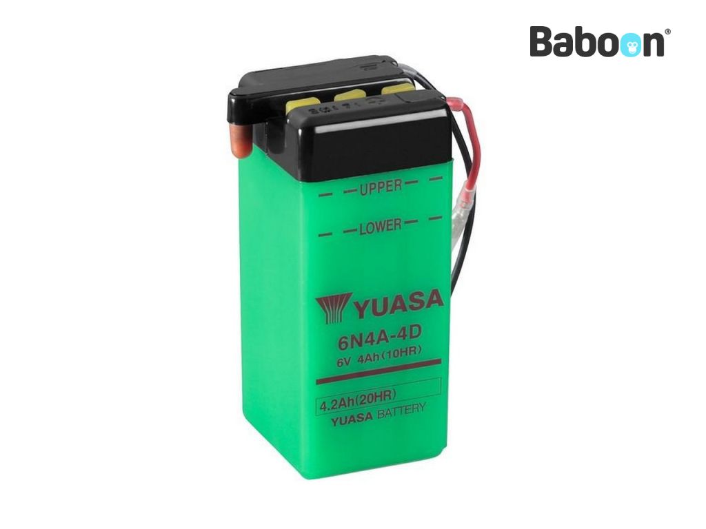 Yuasa Battery Conventional 6N4A-4D without battery acid