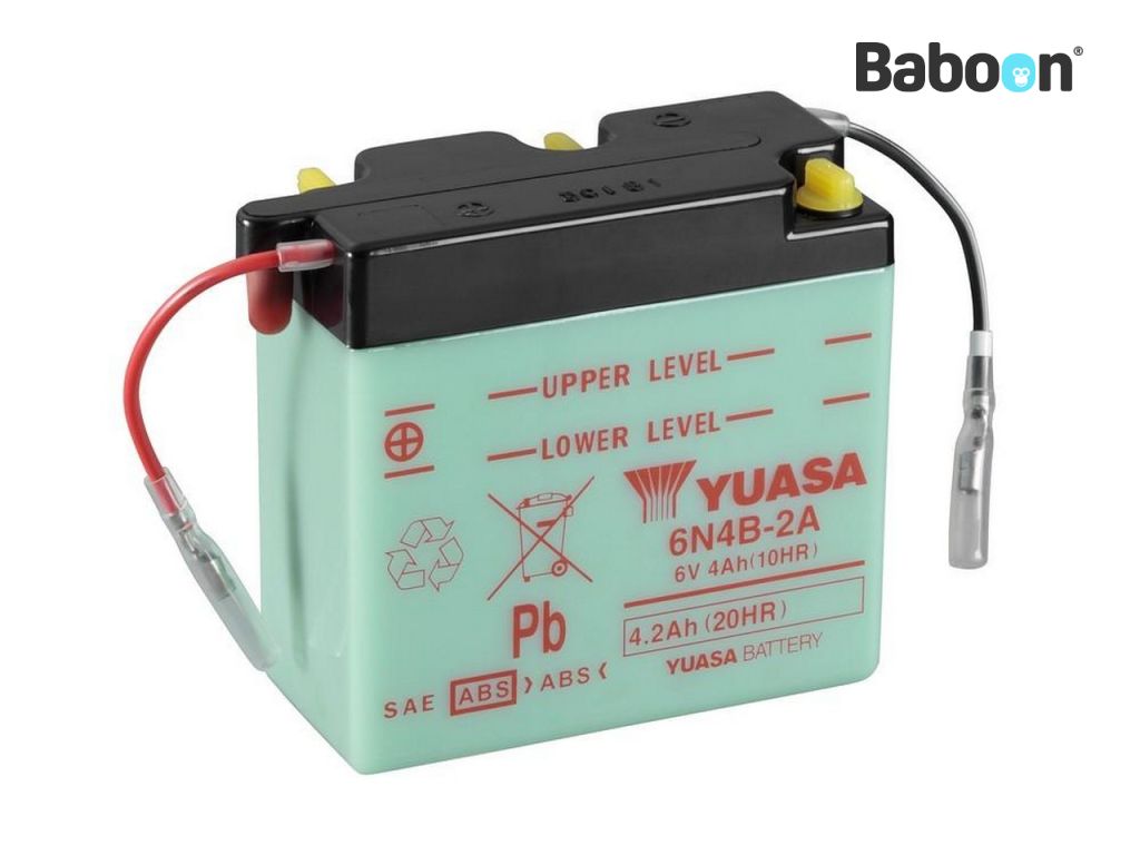Yuasa Battery Conventional 6N4B-2A without battery acid
