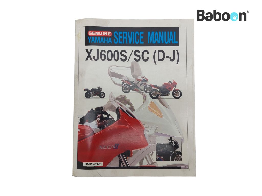 Yamaha XJ 600 + F 1984-1991 (XJ600 XJ600F FJ600 51J) Manual Service Manuel. English