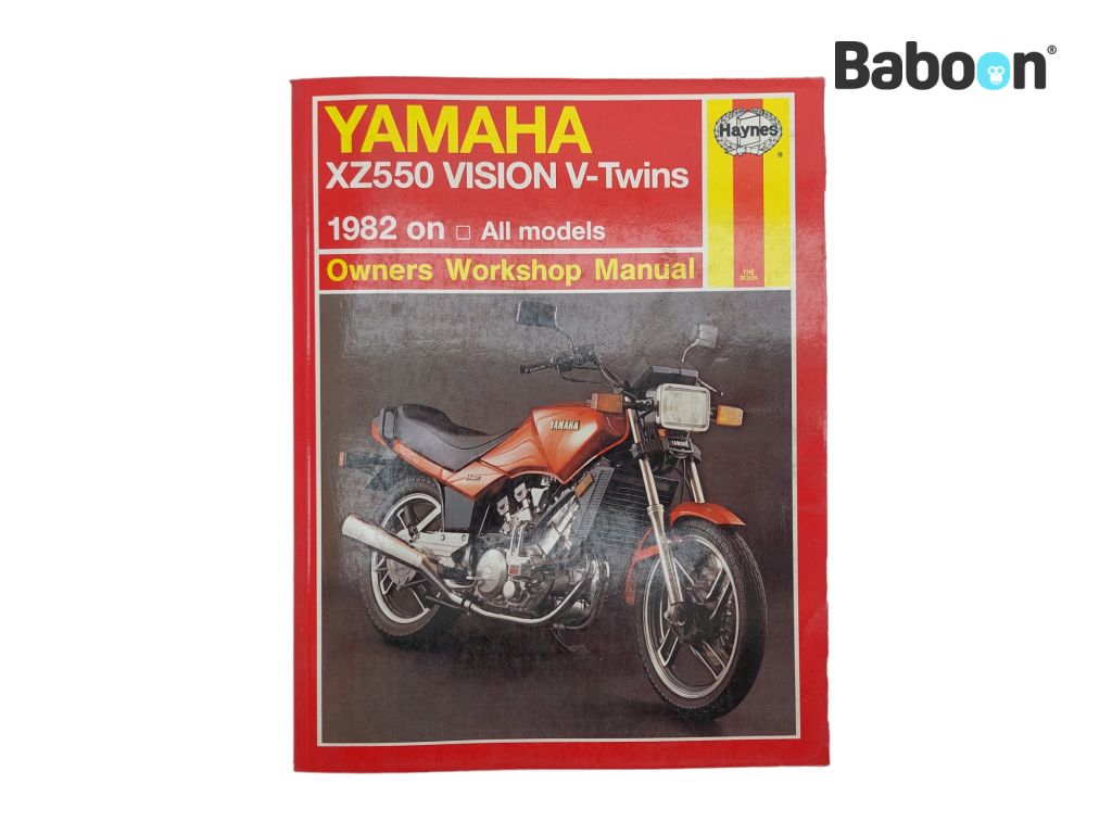 Yamaha XZ 550 1982-1984 (XZ550) Instrukcja Haynes Owners Workshop Manuel. English