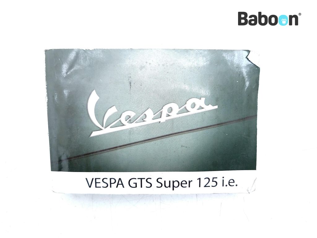 Piaggio | Vespa GTS 125 2009-2016 IE (GTS 125 M45300) Brugermanual Italian, French, German, Spanish, Dutch, English (665151)