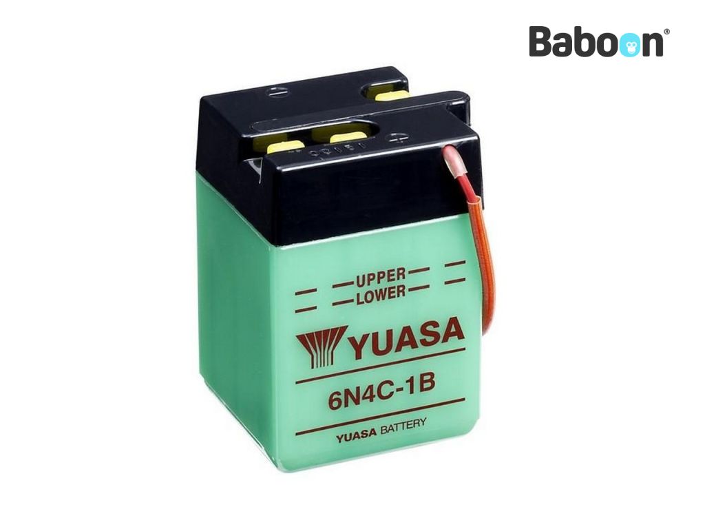 Yuasa Συμβατική μπαταρία 6N4C-1B χωρίς οξύ μπαταρίας