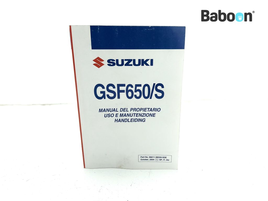 Suzuki GSF 650 Bandit 2004-2006 (GSF650) Libretto istruzioni