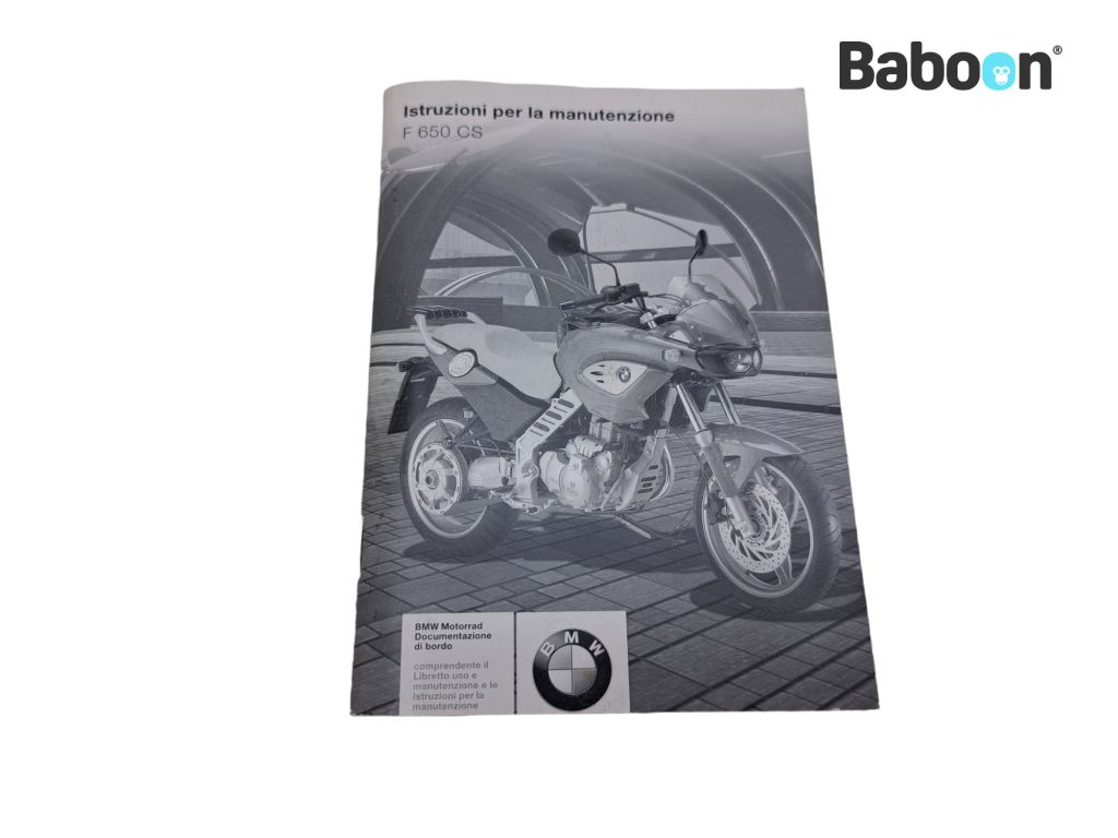 BMW F 650 CS Scarver (F650CS 02-04) Instructie Boek Italian (7669374)