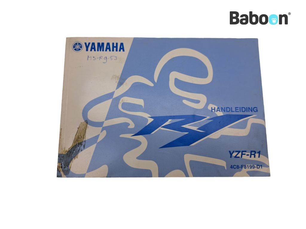 Yamaha YZF R1 2007-2008 (YZF-R1 4C8) Prírucka uživatele Dutch (4C8-F8199-D1)