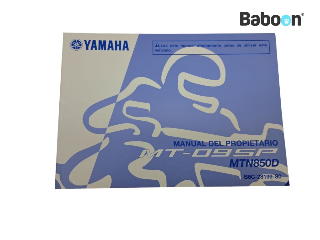 Yamaha MT 09 2017-2020 (MT-09) Fahrer-Handbuch Spanish (B6C-28199-S0)