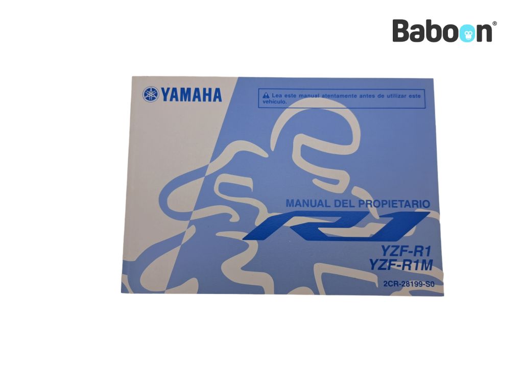 Yamaha YZF R1 2015-2016 (YZF-R1 2CR) Livret d'instructions Spanish (2CR-28199-S0)