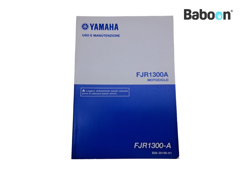Yamaha FJR 1300 2017-2019 (FJR1300) Brugermanual Italian (B88-28199-H1)