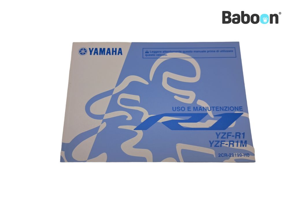 Yamaha YZF R1 2015-2016 (YZF-R1 2CR) Instructie Boek Italian (2CR-28199-H0)